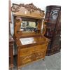 Image 1 : Carved Tiger Oak Dresser w/Mirror