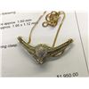 Image 2 : 10K YG Diamond Necklace w/54 Round Brilliant Cut