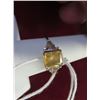 Image 2 : 14K Gold/Citrine ?/CZ Ring 3.7g