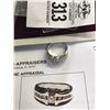 Image 2 : 14K WG Diamond Ring w/Round Brilliant Diamond .37