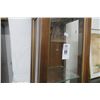 Image 2 : Mahogany 3-Panel Slim Curio