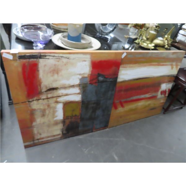Unframed Oil On Canvas Abstracts - 34" x 34" - 2