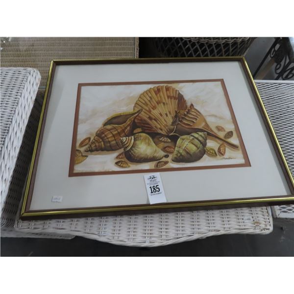 Seashell Wall Art - 19" x 24"