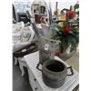 Image 1 : Old Metal Pot & Watering Can