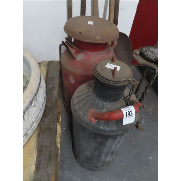 Old Milk Cans - 2