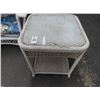 Image 1 : Rope Wicker Glasstop Side Table