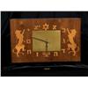 Image 1 : Fine Inlayed Jewish "Ravard" Clock 17"