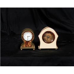 Tortoise Shell Balloon Clock & Bakelite Deco