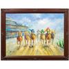 Image 1 : Art Item of Jockey's In Action Well Executed
