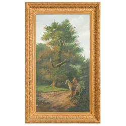 Antique Oil Painting Early 1800's