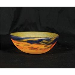 French Art Glass Open Vessel