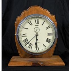 Chrome Cased Smith Ships Clock