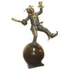 Image 1 : 1/4 Scale Size Bronze Clown on Ball by Davidson