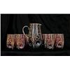 Image 1 : Amethyst Glass Bohemian Water Set