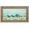 Image 1 : Large 1950's Stagecoach Scene Print