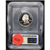 Image 3 : Proof 2004-s Michigan Washington Quarter 25c Graded pr70 dcam By ICG
