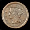 Image 2 : 1852 Braided Hair Large Cent 1c Grades f+