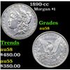 1890-cc Morgan Dollar $1 Grades Choice AU/BU Slider