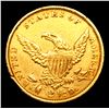 Image 3 : ***Auction highlight*** 1837-p Classic Head Quarter Eagle Gold $2 1/2 Graded au55 By SEGS (fc)