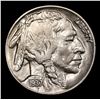 Image 2 : 1937-p Buffalo Nickel 5c Grades Choice AU/BU Slider
