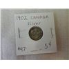 Image 1 : 1902 Canada Silver 5 Cent