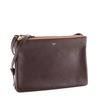 Image 1 : Celine Trio Crossbody Bag Leather Small Red
