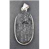 Image 1 : #27- NATURAL BLACK TOURMALINE PENDANT (RAW)