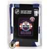 Image 1 : NEW EDMONTON OILERS SILKY SOFT THROW BLANKET