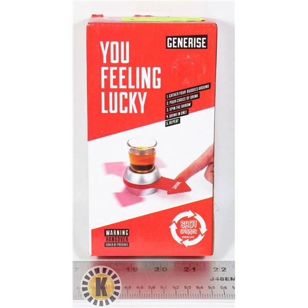 ARE YOU FEELING LUCKY SHOT GAME, WHERE THE ARROW L