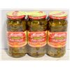 Image 1 : 3PK MEZZETTA DELI-SLICED HOT JALAPENO PEPPERS 473M