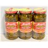 Image 1 : 3PK MEZZETTA DELI-SLICED HOT JALAPENO PEPPERS 473M