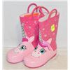 CHILD RUBBER BOOTS SIZE 7