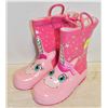 CHILD RUBBER BOOTS SIZE 9