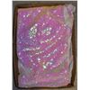 Image 1 : PINK METALLIC OPAL SEQUIN MATERIAL