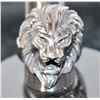 STAINLESS STEEL MEN'S LION RING