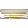 Image 1 : PAIR OF VINTAGE SLIM GOLD TONE PENS