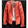 SIZE MEDIUM RED DANIER LEATHER JACKET