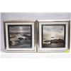 Image 1 : PAIR OF MODERN FRAMED ARTWORK