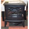 Image 1 : ELECTRIC WOOD STOVE FIREPLACE WITH FLAME EFFECT