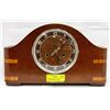 Image 1 : 1950'S FORESTVILLE MANTEL CLOCK WORKING /W KEY
