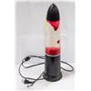 Image 1 : VINTAGE RED + BLACK LAVA LAMP