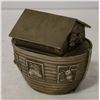 Image 1 : VINTAGE SILVER NOAHS ARK COIN BANK