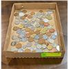 100 VARIOUS WORLD COINS