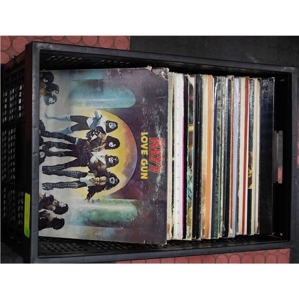 CRATE OF RECORDS