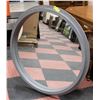 LARGE ROUND SHOWHOME PAINTED MIRROR DIAMETER 36"