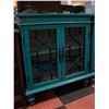 Image 1 : SHOWHOME TEAL CABINET H-35.5" W-14.5" L-32"