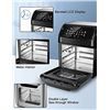 Image 3 : NEW ELEGANT LIFE 13QT AIR FRYER OVEN, 12 IN 1