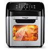 Image 1 : NEW ELEGANT LIFE 13QT AIR FRYER OVEN, 12 IN 1