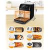 Image 4 : NEW ELEGANT LIFE 13QT AIR FRYER OVEN, 12 IN 1