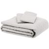 Image 2 : NEW REPACKED AMAZON BASICS WHITE QUILTED KING SIZE